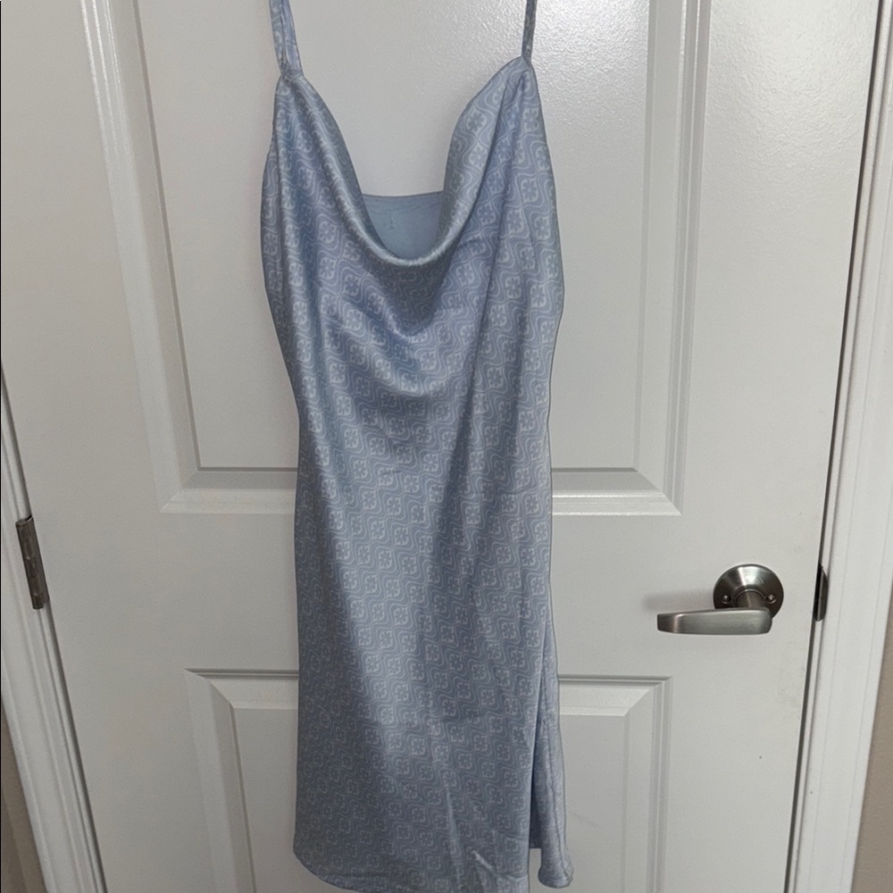 Hollister Light Blue Mini Dress